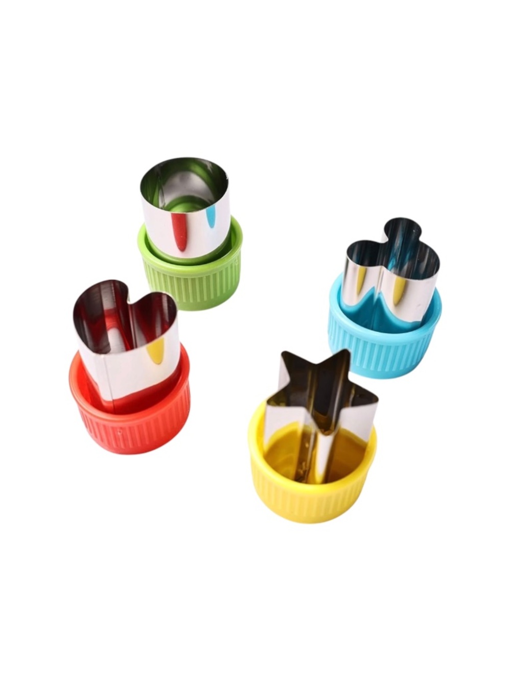Mini Cookie Cutters & Reusable Toothpicks - Heart, Mickey Mouse, Circle & Star
